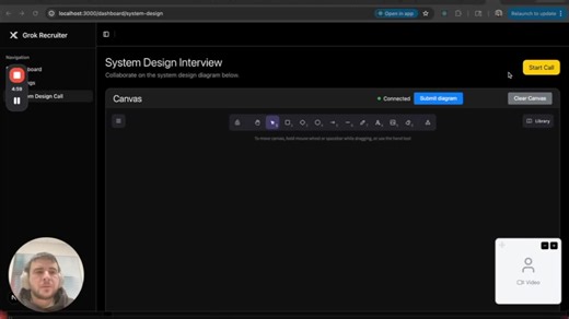 #grok #xai #hackathon #ai #llm #recruiting #excalidraw #tavus #futureofwork | Alex Reznik