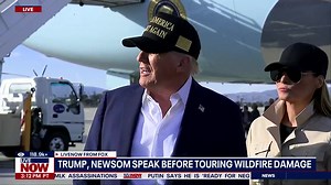 6.1K views · 98 reactions | President Donald Trump and First Lady Melania Trump were greeted by California Governor Gavin Newsom on the tarmac in Los Angeles Friday afternoon. | LiveNOW from FOX | Facebook