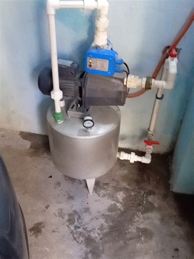 For service and maintenance 1hp booster pump with 21 gallons stainless steel pressure tank not working pressure switch replacement done and 20uf capacitor pin type replacement done at SANALUGTA Taguig thank you for trusting sir ❤️ 🙏 #Godprovides 🙏 ❤️ #YAHUWAH 🙏 ❤️