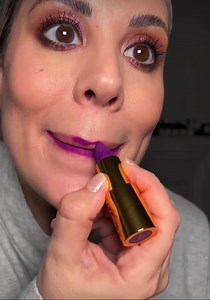 3.9M views · 5.4K reactions | @frenchtouchofmakeup created this show stopping purple glitter ✨ lip using Recuerdos Lipstick  as a base #meltcosmetics #meltrecuerdos #crueltyfree #vegan | Melt Cosmetics | Facebook