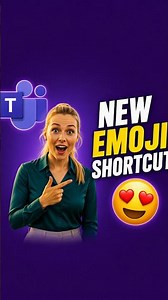 Microsoft Teams New Emoji Shortcut 😮 Type : for Instant Emojis #Shorts #microsoft365 #microsoftteams
