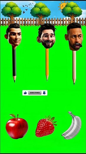 🎨 যাদুর কলমে 🖊️ ফিরে এলো ফলের রঙ 🍎