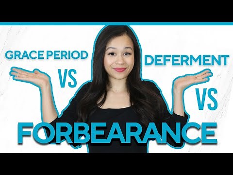 The Difference Between a Grace Period, Deferment, and Forbearance