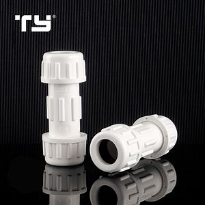 [Hot Item] UPVC Pressure Pipe Compression Coupling Fitting DIN GB Pn10/Pn16 Plastic Tube for Water Supply