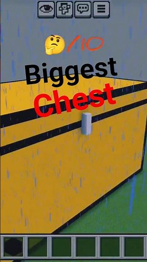"I Built the BIGGEST CHEST in Minecraft | Minecraft Mega Build" #anime #minecraftbuilds