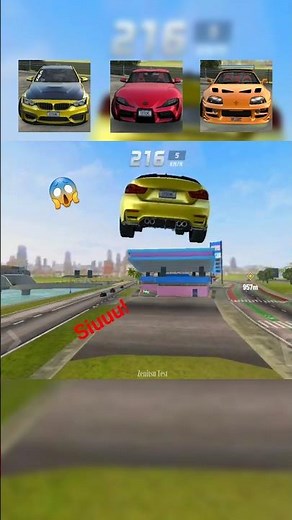 Which Car Will Land On Parking Jumping Test🤯#viralshort#testing#extremecardriving