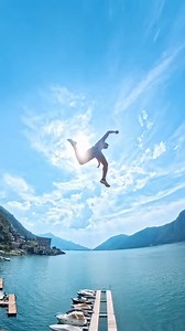 261K views · 52K reactions | How to unlocked a new gap take off   @insta360 X4 @pol_alberdi #cliffjumping #cliff #jump #sendit #thinkbold #adrenaline #lake #sun #lake #friends #cliffdiving | Jérémy Nicollin | Facebook