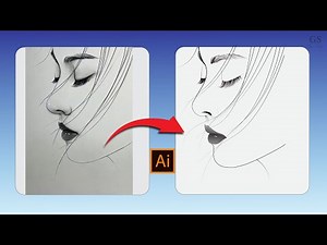 Convert Hand Drawing to Vector Art in Illustrator - Adobe Illustrator Tutorial & Tips