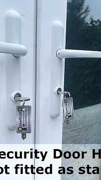 New Build French Doors, Security Handles & Locks Fitted