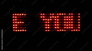 red scrolling text with the word I love you in capital letters