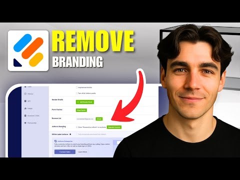 How To Remove Jotform Branding From Website (Tutorial 2026)