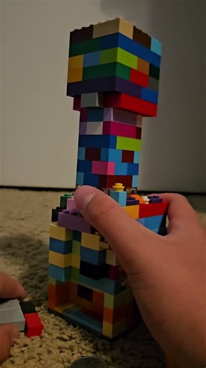 skittles lego candy machine. #lego