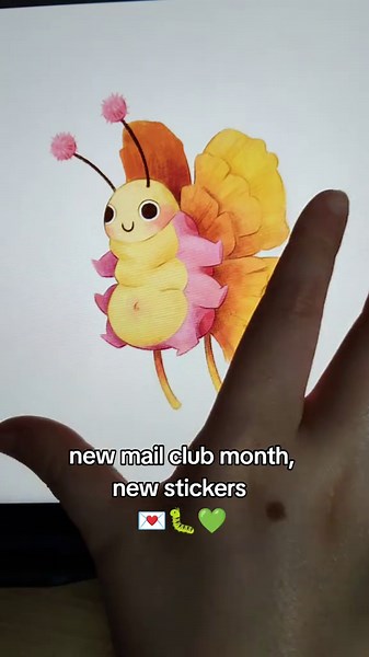 Here are some of the creatures that live in Grand Burrow Thicket, Bumble’s new destination for the April Explorer Log Mail Club 🐻💚🐛 3 of the 4 stickers you see here will be included in the April letter! I actually ended up designing more than 10 creatures for this city because I was having way too much fun with it… so now I’m thinking I might turn them into a separate sticker pack with all the inhabitants. We’ll see, but I really like the idea! Sign-ups are open until April 4th, and the lette