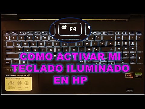Como activar el teclado iluminado en mi laptop HP