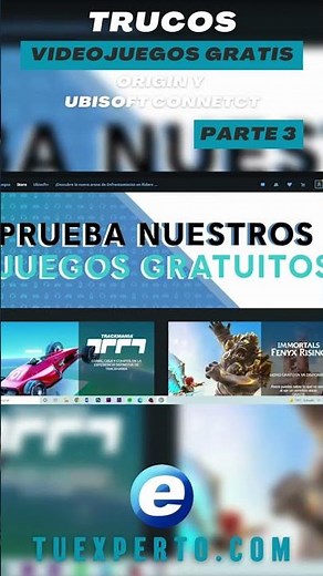 CÓMO DESCARGAR JUEGOS GRATIS DESDE ORIGIN Y UBISOFT CONNECT (PARTE 3)