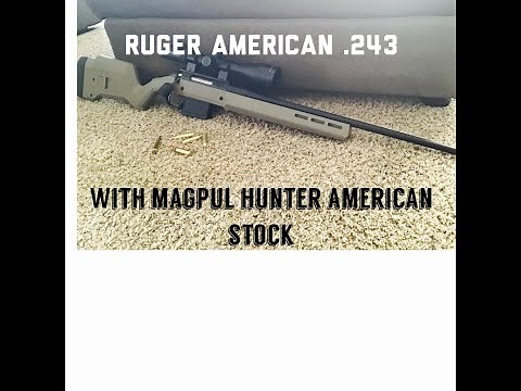 Installing Ruger American Magpul Stock