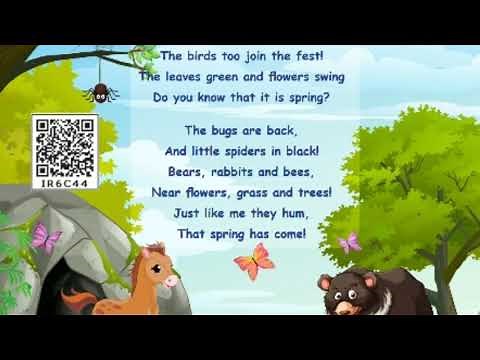Welcoming spring | 3rd std poem| 2nd term| song