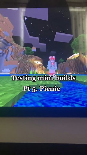 Outdoor Minecraft Build Ideas: Testing Mini Builds Pt 5. Picnic