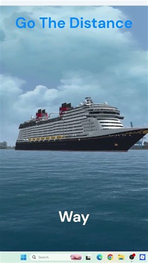 Disney Destiny Musical Horns While Leaving Port Everglades June 27th 2026 in VSNG#cruiseship