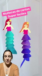 2.8M views · 41K reactions | Tutorial para hacer esta muñeca con carton y papel super faciles #decoracioncumpleaños #papeleriacreativa #papeleria #creativo #juegoscaseros #manualidadesencasa #DIYChallenge #manualidades | manualidades online | Facebook