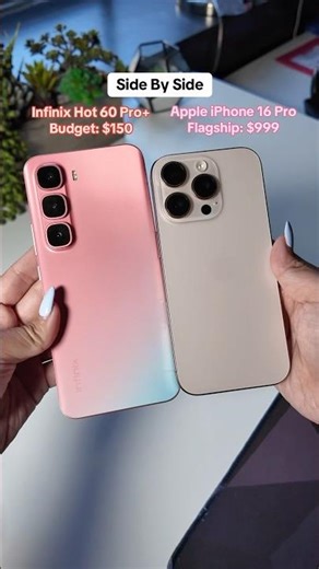 Side By Side: Budget Infinix Hot 60 Pro+ vs. Flagship Apple iPhone 16 Pro