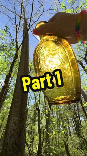 Replying to @‧˚FluffyPuffzᵎᵎ part 1 making rare Seaglass with bottles I find in my creek. #hilla4u #rocktumbling #seaglass #glass #asmr