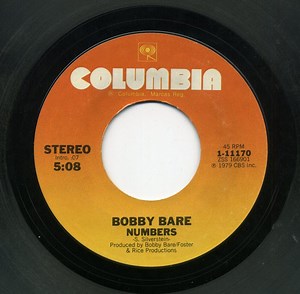 Bobby Bare - Numbers / When Hippies Get Older