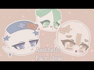 {🍡} Aesthetic Face ideas for Gacha ✨