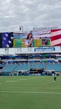 Jacksonville Jaguars National Anthem Sept 7th SOUNDCHECK