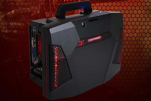 Cyberpower’s Fang Battlebox lets you fold it up and carry it around like a briefcase