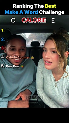 Ranking The Funniest Make A Word Challenge moments 😂 #shorts #challenge #wordplay #funny