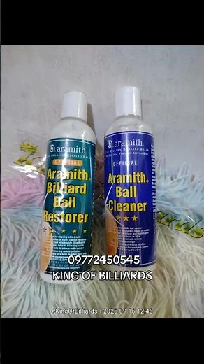 ARAMITH BILLIARD BALL RESTORER & CLEANER COMBINATION