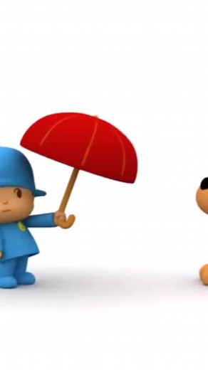 Paraguas Pocoyo y el Vuelo de Lula - Eli, Pato, y Pocoyo