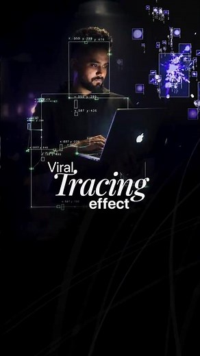 How Creators Make That Tracing Line Go Viral #vfx #shorts #trending