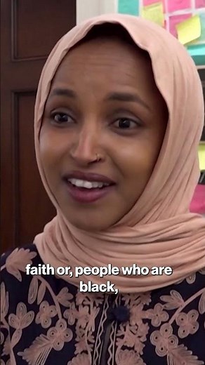 Ilhan Omar Fires Back at Trump’s 'Garbage’ Comments #shorts