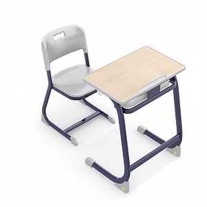 [Hot Item] High Quality Plastic Foldable Chair Child Classroom Furniture Single School Classroom Desk