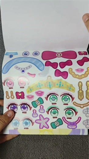 Dress Up Princess Sticker Book #stationarycollection #sticker #diy #stickers