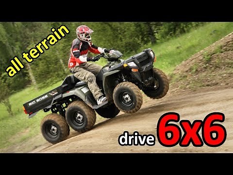 Six-wheel drive ATV / QUAD