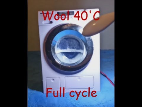 Miele Toy Washing Machine - Wool 40'C (Full cycle)