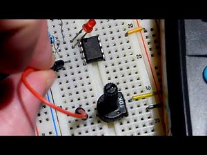 LM358 low voltage single supply op amp non inverting comparator circuit with LED load