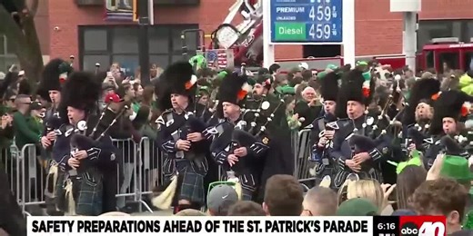 Safety Preparations ahead of the Holyoke St Pat's Parade