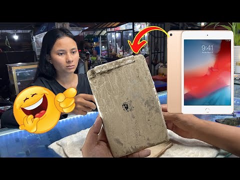 Restore Broken iPad mini 3 Buried in the Mud || Restoration Destroyed Apple iPad Cracked