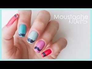 Moustache Nails ● Nail Art