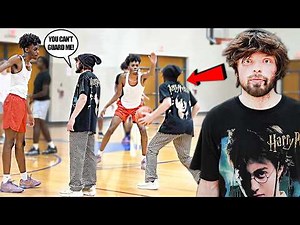 I Went UNDERCOVER At A High School Basketball Try Out!