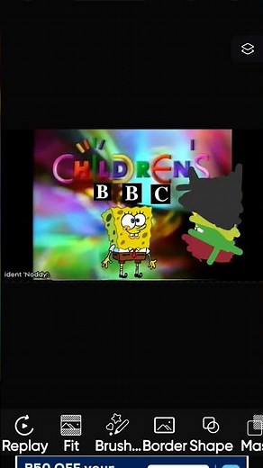 Children's BBC Ident: "SpongeBob" 1995,