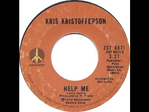 Help Me by Kris Kristofferson wth Larry Gatlin from his album Jesus Was a Capicorn