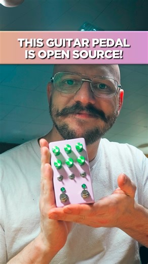 Naaackers on Instagram: "Why buy guitar pedals when you can build open source ones? That’s what I did for my most recent project and it was an absolute blast. Thanks to @pcbway for partnering with me on this project - guitar pedal, diy guitar pedal, open source, open source guitar pedal, pcbway, pcbway project, how to build a guitar pedal"