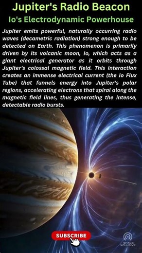 The mystery behind IO Jupiter's radiowaves - #jupiter #jupitermoon #IO #solarsystem #universe #space