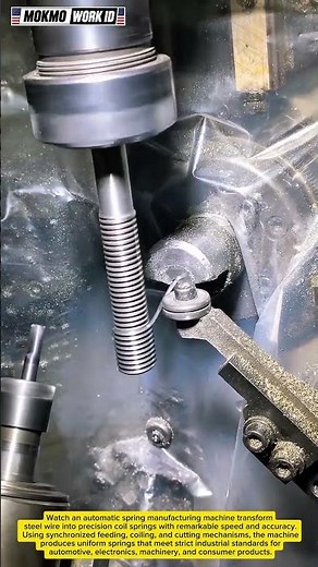 Automatic Spring Manufacturing Machine | High-Speed Precision Coil Spring Production