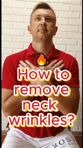 🔥 How to remove neck wrinkles? #shorts #wrinkles #neck